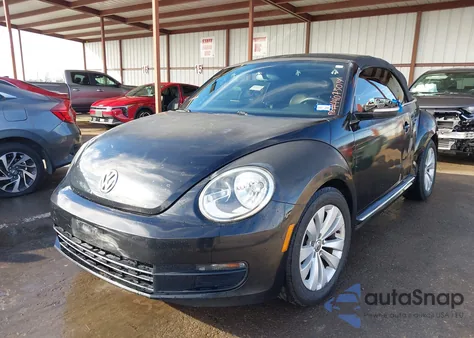 2013 Volkswagen Beetle 2.5L из США, поврежденный, VIN 3VW5X7AT2DM814556